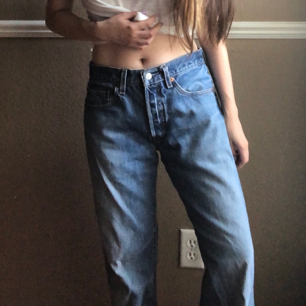 Authentic vintage 501 Levi denim jeans